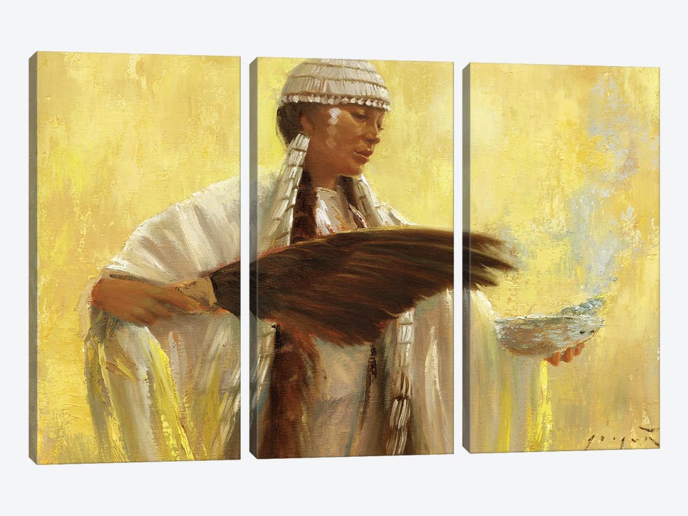 Blessings by David Joaquin 3-piece Canvas Art Print