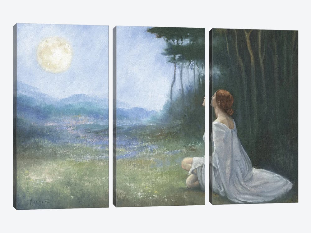 Daughter Of The Moon by David Joaquin 3-piece Canvas Artwork
