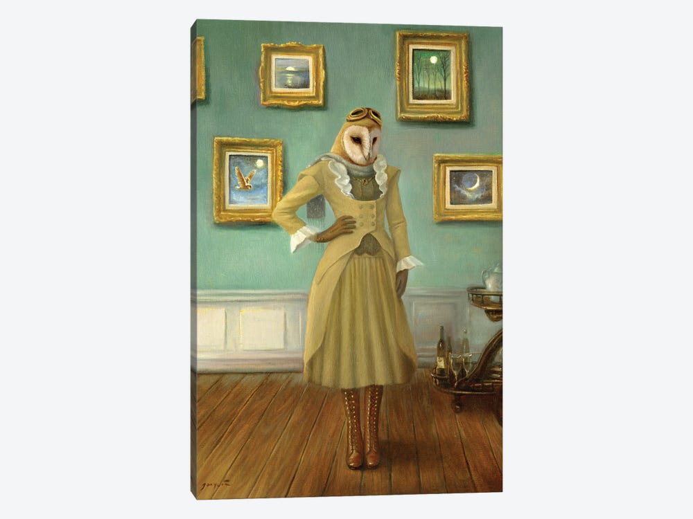 House Of The Owl by David Joaquin 1-piece Canvas Art Print