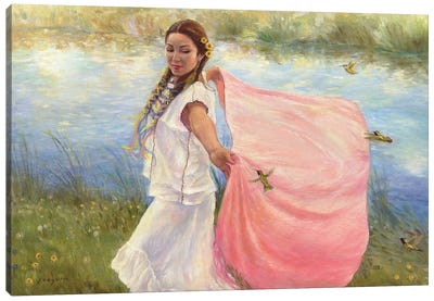 Hummingbird Dancer Canvas Art Print - North American Culture
