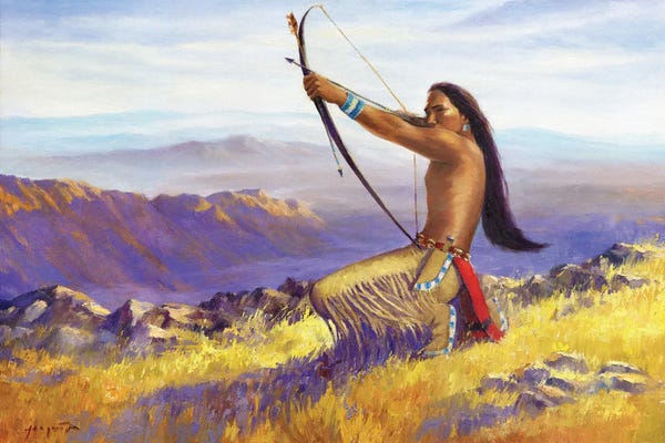 Native American Décor: Twoprayers by David Joaquin