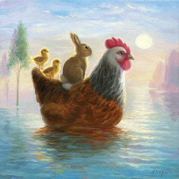 Chickens & Roosters: Isabella And The Flood by David Joaquin