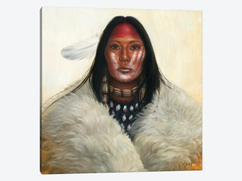 Woman Of The White Buffalo by David Joaquin 1-piece Canvas Art
