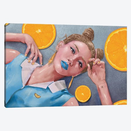 Citrus Canvas Print #DJS15} by Daniel James Smith Canvas Art