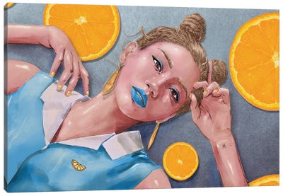Citrus Canvas Art Print