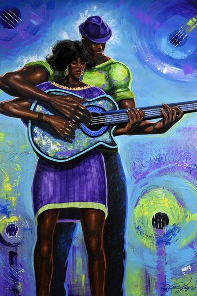 Black Joy: Guitar-Playing The Same Tune by DionJa'y