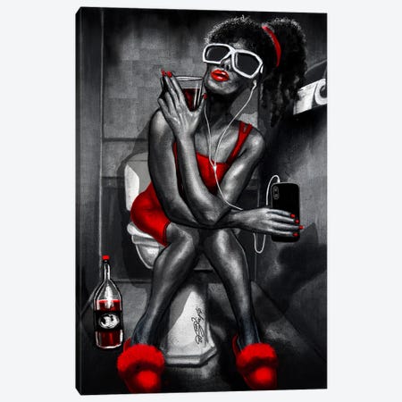 Her Get Away Canvas Print #DJY15} by DionJa'y Canvas Artwork