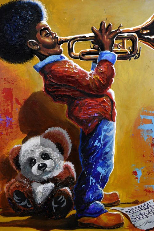 Little Child Prodigy by DionJa'y wall art