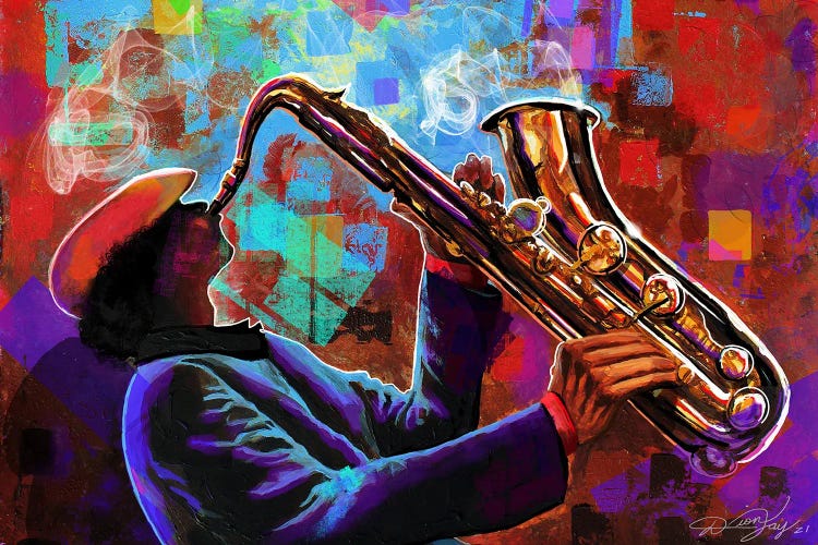 Real Saxy by DionJa'y wall art