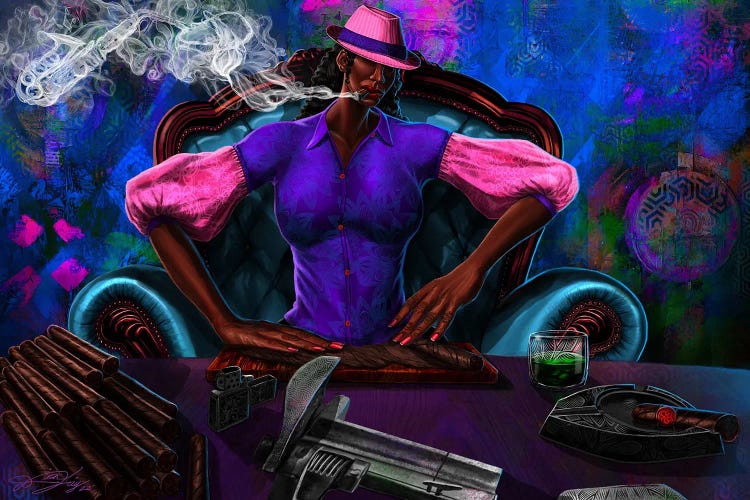 She Rollin by DionJa'y wall art