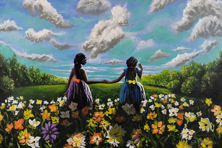 Sister Sister by DionJa'y wall art