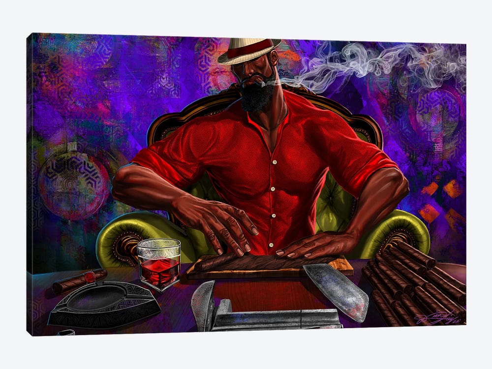 The Roller by DionJa'y 1-piece Canvas Art Print