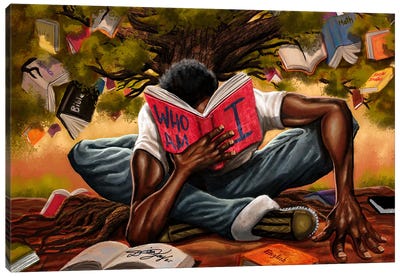 Tree Of Knowledge Canvas Art Print - Art by Black Artists
