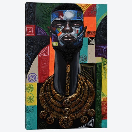 King Vibes Canvas Print #DJY42} by DionJa'y Canvas Art