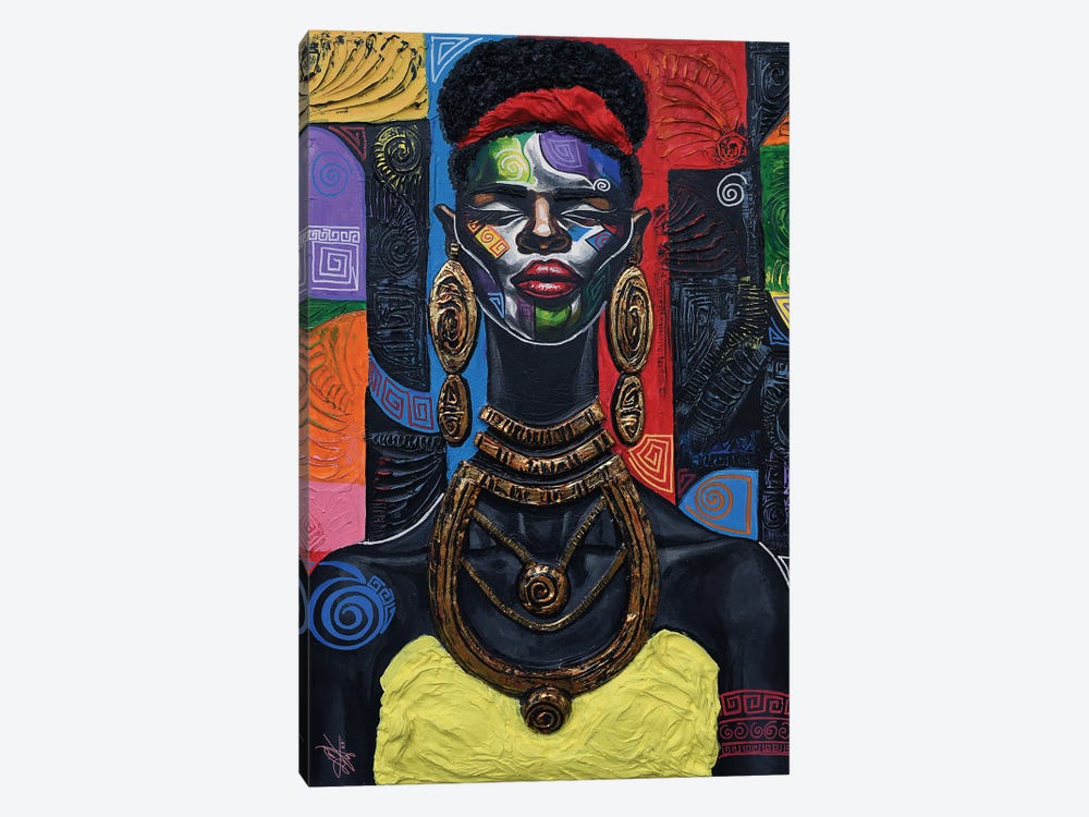 Queen Vibes by DionJa'y 1-piece Canvas Art