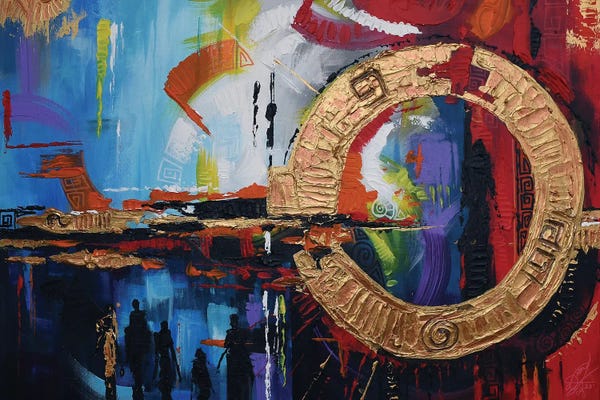 All Things Kandinsky: Circular Motion I by DionJa'y