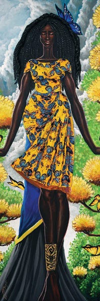 African Heritage: Nubian Butterfly by DionJa'y