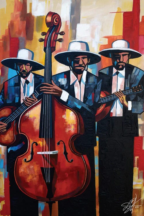 The Musicians by DionJa'y wall art