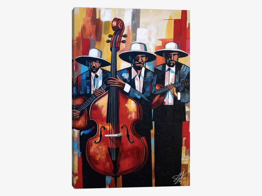 The Musicians by DionJa'y 1-piece Canvas Print