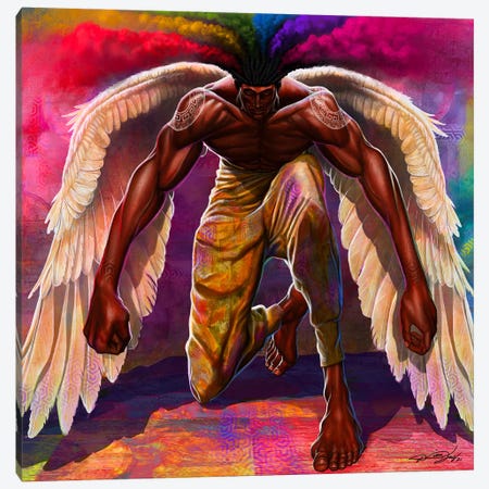 Angels Landing Canvas Print #DJY5} by DionJa'y Art Print