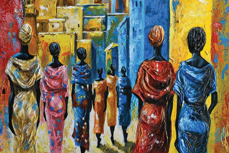 Women's Pilgrimage by DionJa'y wall art