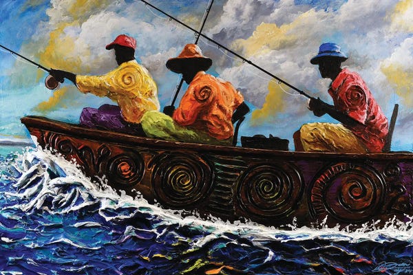 African Heritage: Fishin' Spot by DionJa'y