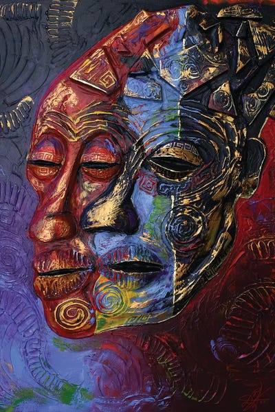 African Heritage: Merging Faces by DionJa'y