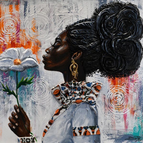 Contemporary Fine Art: Daisy Love by DionJa'y