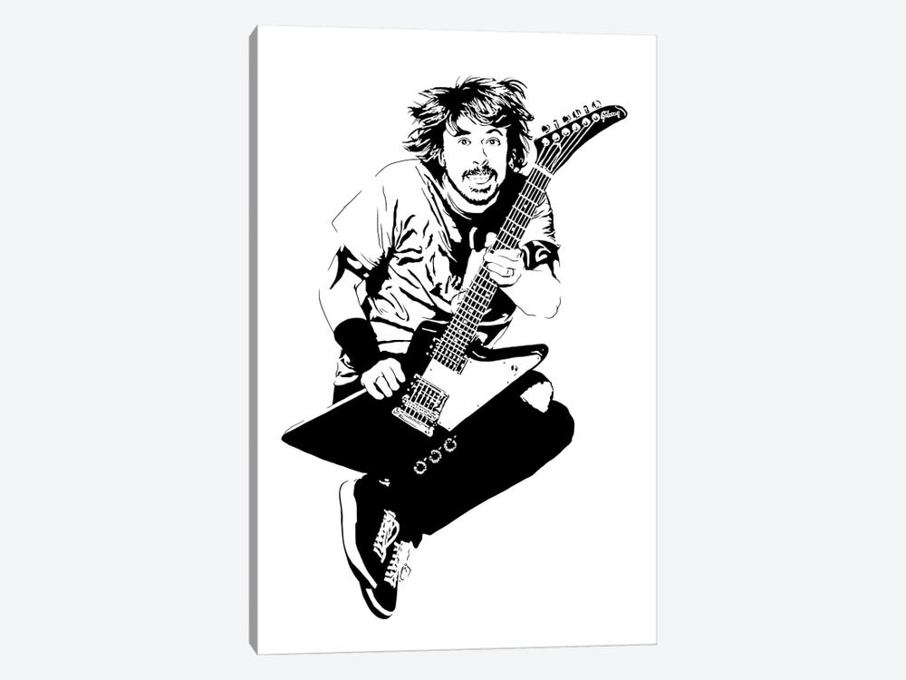 Dave Grohl - Foo Fighters by Dropkick Art 1-piece Canvas Art Print
