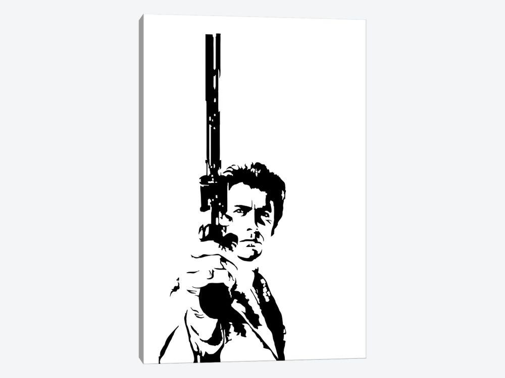 Dirty Harry - Clint Eastwood by Dropkick Art 1-piece Canvas Wall Art