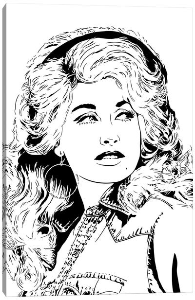 Dolly Parton Canvas Art Print - Dropkick Art