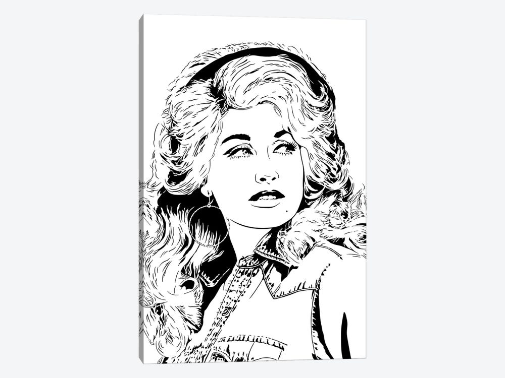Dolly Parton by Dropkick Art 1-piece Art Print