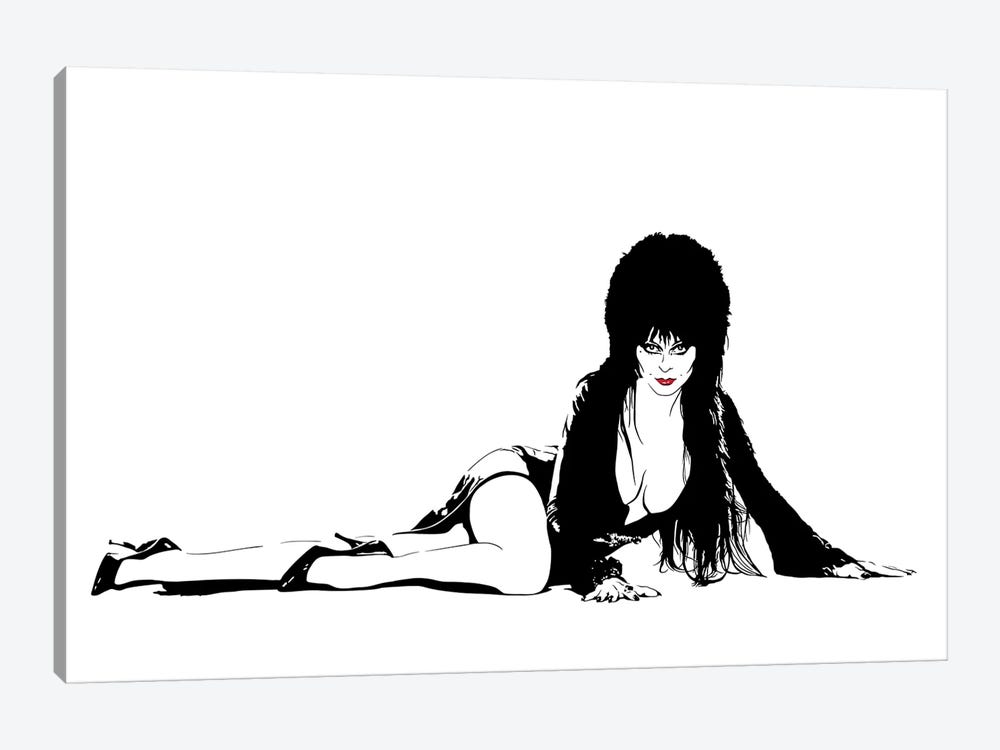 Elvira - Mistress Of The Night by Dropkick Art 1-piece Canvas Artwork