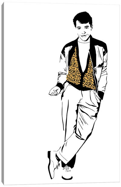 Ferris Bueller - Matthew Broderick Canvas Art Print - Ferris Bueller