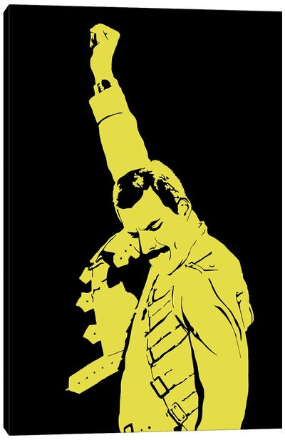 Freddie Mercury Canvas Art Print - Dropkick Art