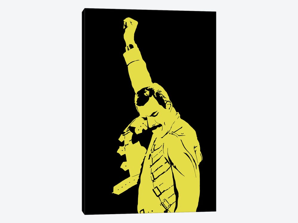 Freddie Mercury by Dropkick Art 1-piece Canvas Print