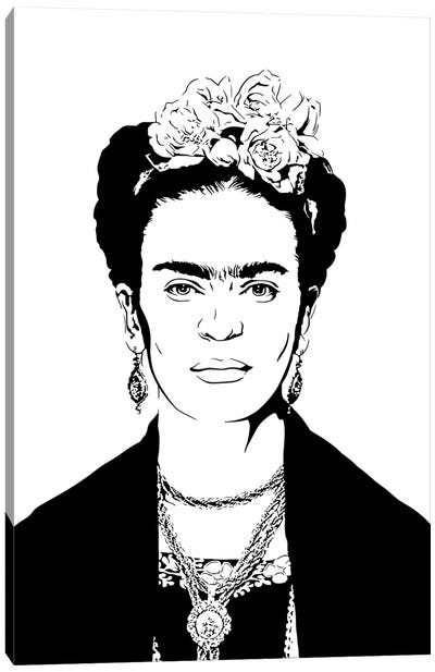 Frida Kahlo Canvas Art Print - Dropkick Art