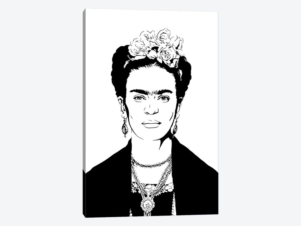 Frida Kahlo by Dropkick Art 1-piece Canvas Art
