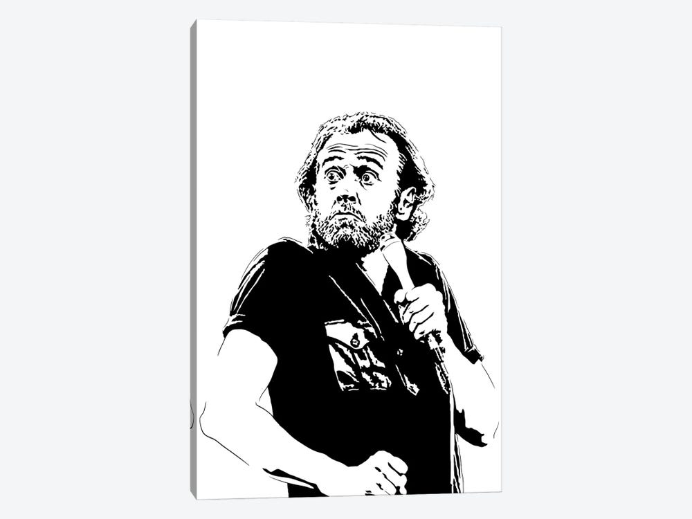 George Carlin by Dropkick Art 1-piece Canvas Art Print