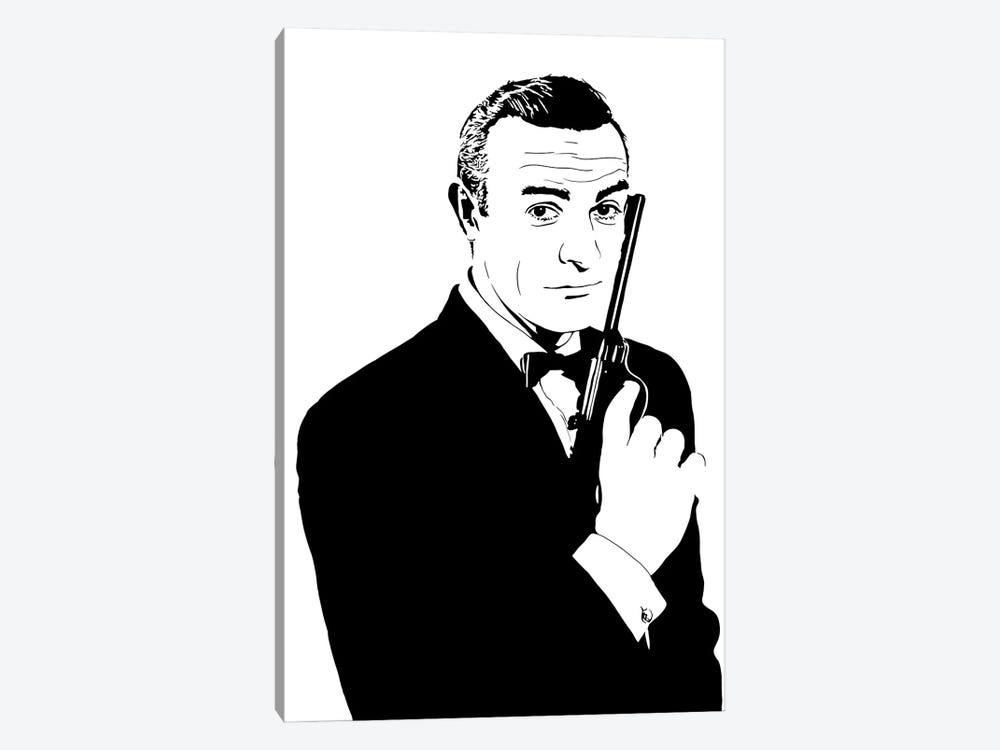 James Bond - Sean Connery by Dropkick Art 1-piece Art Print