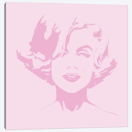 Marilyn Monroe Canvas Print #DKC42} by Dropkick Art Art Print