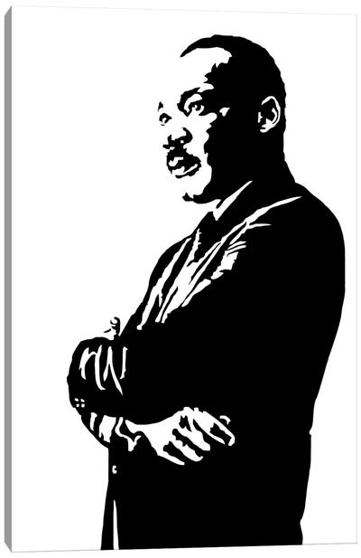 Martin Luther King Jr Canvas Art Print - Dropkick Art