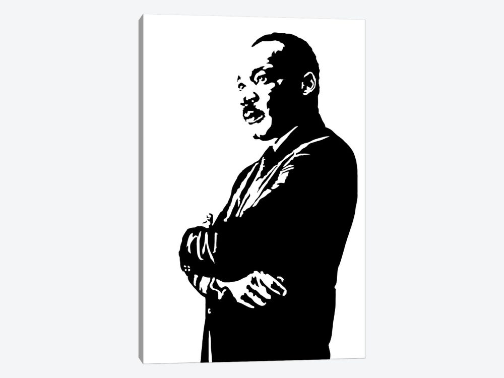 Martin Luther King Jr by Dropkick Art 1-piece Art Print