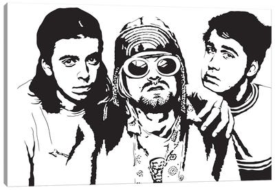 Nirvana Canvas Art Print - Kurt Cobain