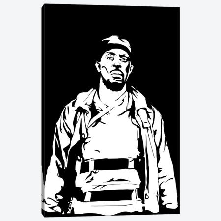 Omar Little - The Wire Canvas Print #DKC48} by Dropkick Art Canvas Print