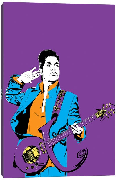 Prince Canvas Art Print - Purple Art