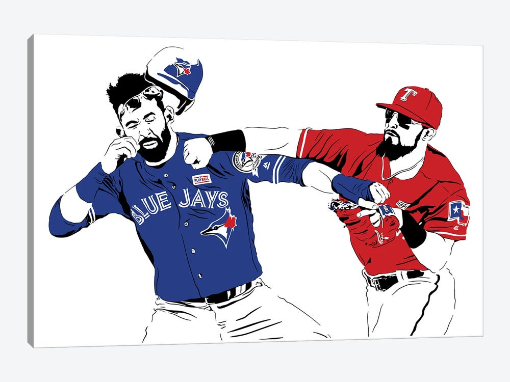 Rougned Odor punched Jose Bautista in the face in the biggest MLB