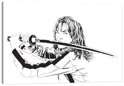 Beatrix Kiddo - The Bride - Kill Bill - Uma Thurman Canvas Art Print - Kill Bill