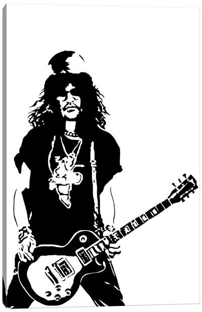 Slash - Guns N' Roses Canvas Art Print - Guns & Roses