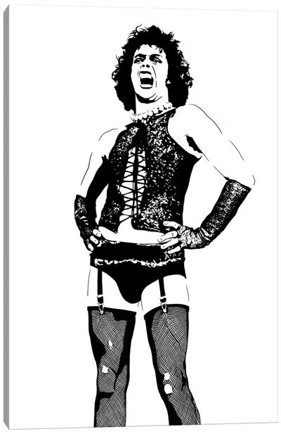 The Rocky Horror Picture Show - Tim Curry Canvas Art Print - The Rocky Horror Picture Show